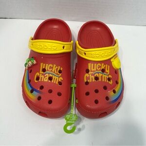 CROCS Unisex adult womens size 7 or men size 5 classic lucky charms cereal